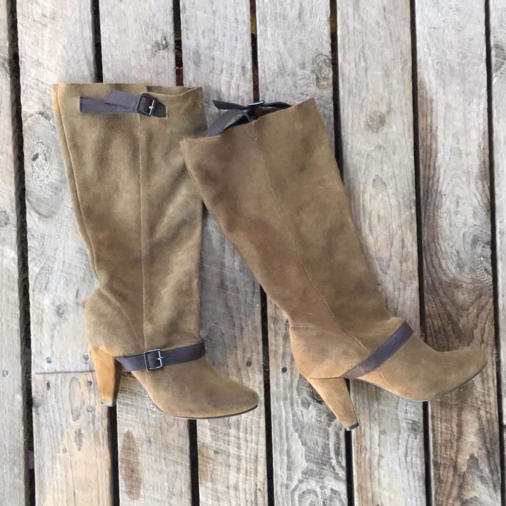 Colin Stuart Leather Boots, Size 8.5B